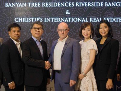 Banyan Tree Residences Riverside Bangkok, a popular investment for Hong Kong and Chinese investors