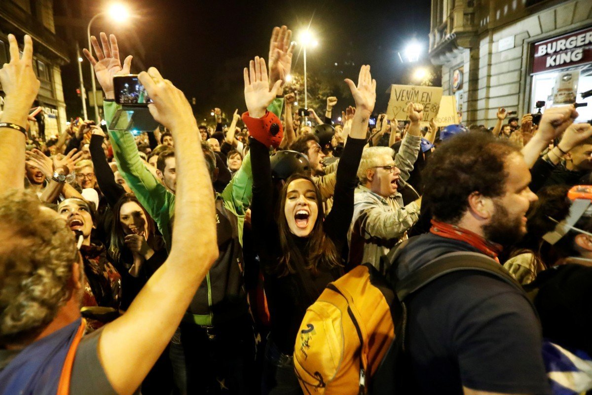 Catalan protests fuelled by ‘chaos’ in Hong Kong, Chinese ex-envoy says