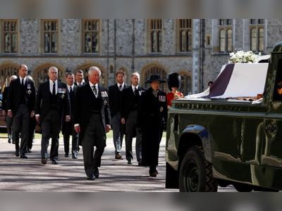 Queen Elizabeth Leads UK In 1-Minute Silence At Prince Philip's Funeral