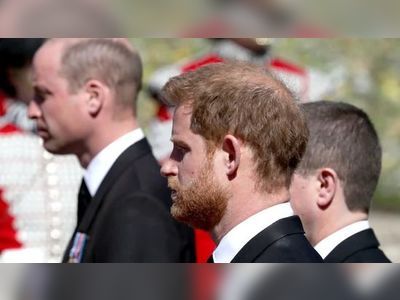 Prince Philip funeral: William and Harry seen chatting after ceremony