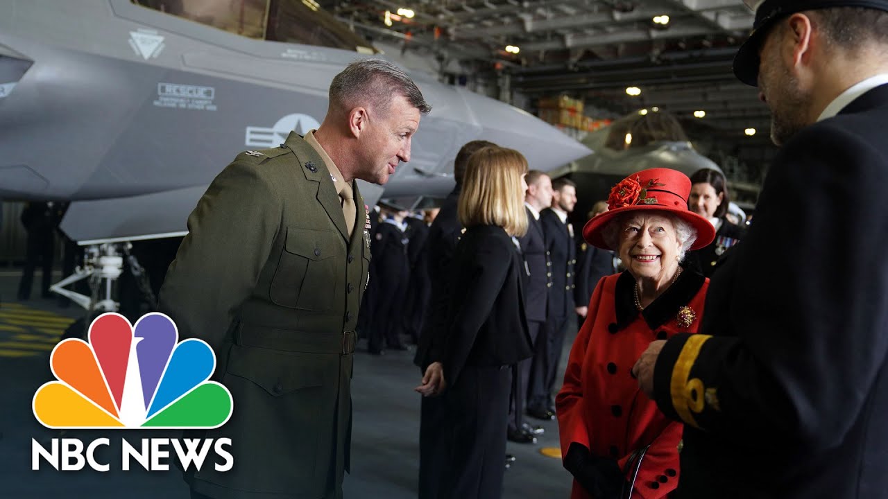 Queen visits Royal Navy flagship after Harry’s bombshell interview