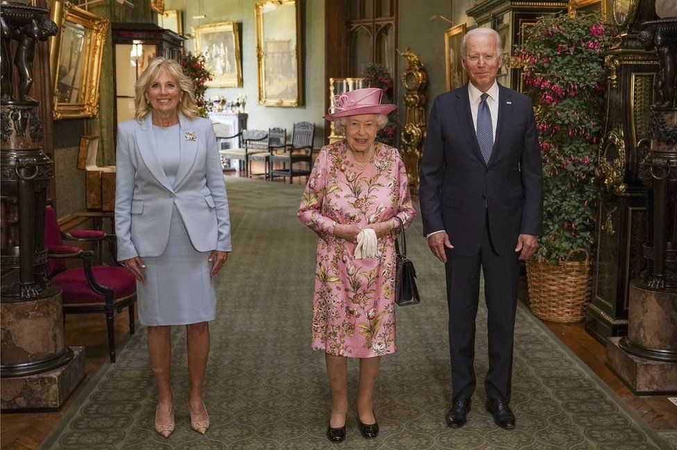 Queen meets Joe Biden at Windsor Castle