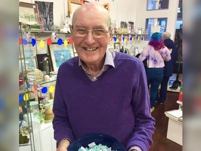 The 99-year-old charity shop volunteer refusing to slow down