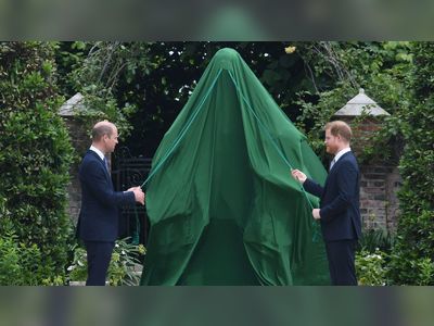 William and Harry unite to unveil Diana statue at Kensington Palace