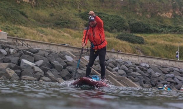 Former teacher to paddle into Torquay after epic voyage around Britain